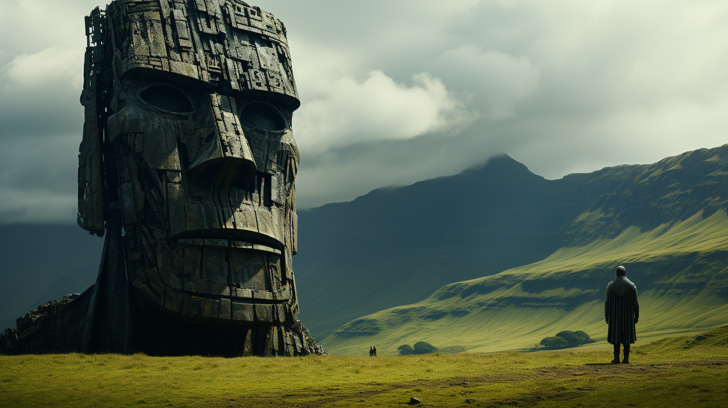 easter island statues