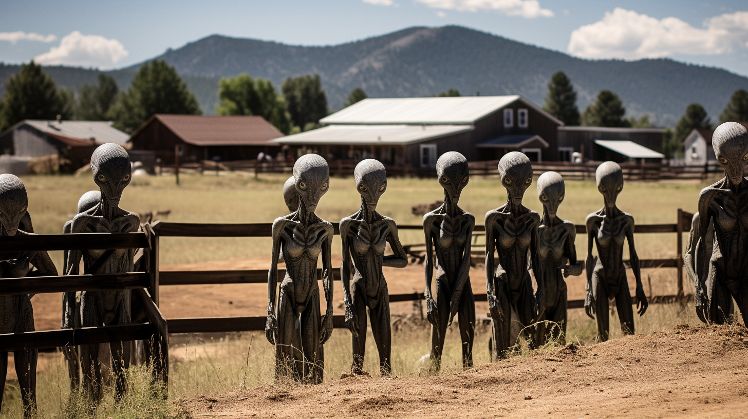 Skinwalker Ranch alien beigns