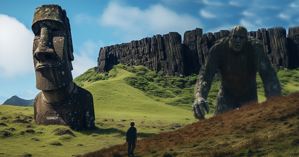 ancient giants and easter island