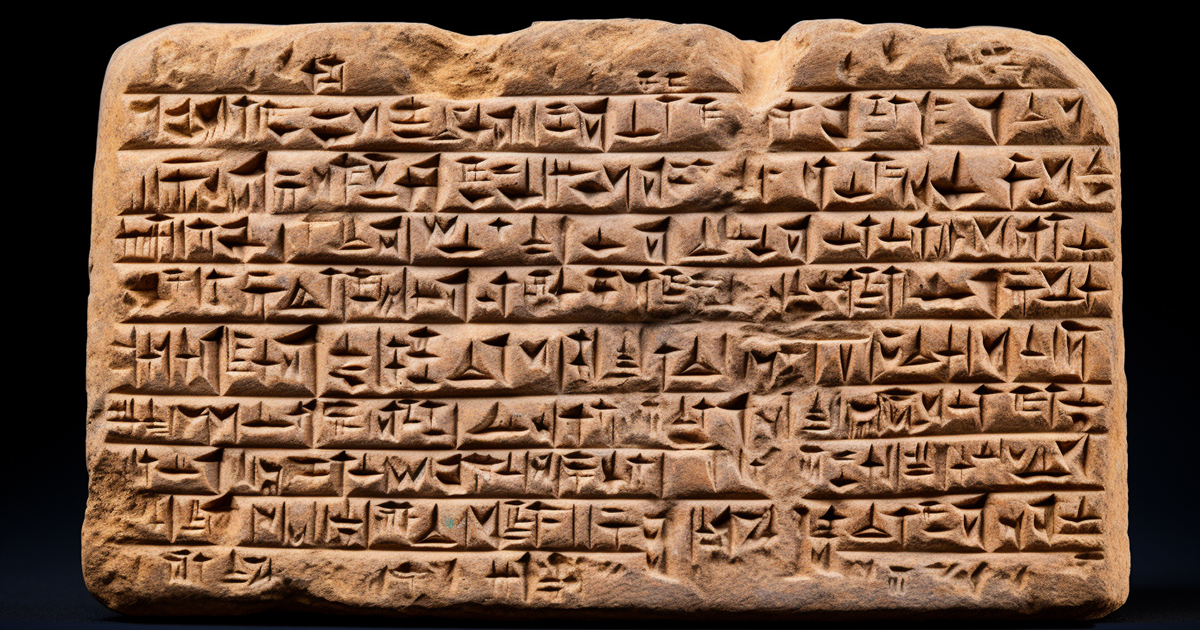 ancient sumerian tablet