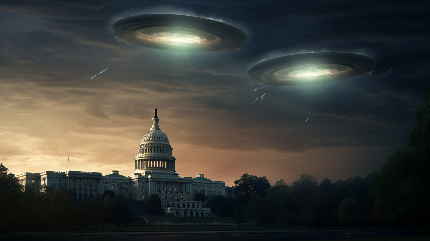 us capitol and alien ufos