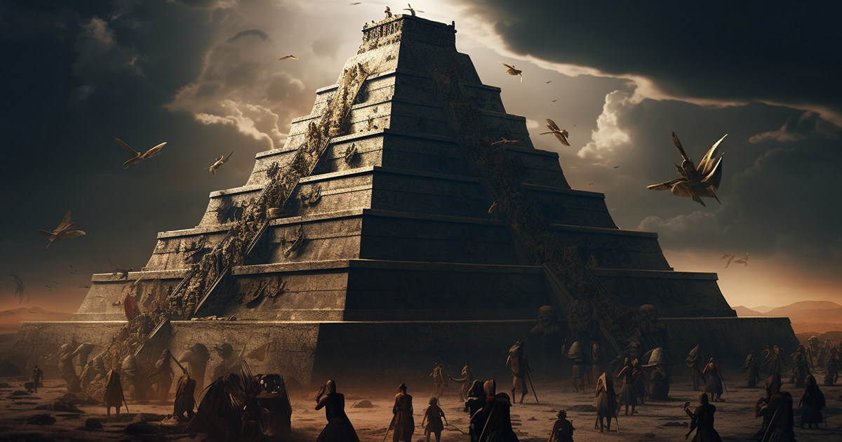Aztec Pyramid Ceremony